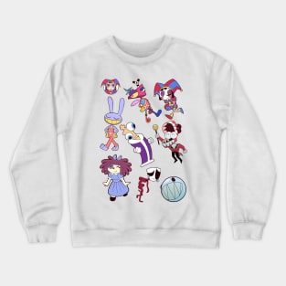 the amazing digital circus characters collection Crewneck Sweatshirt